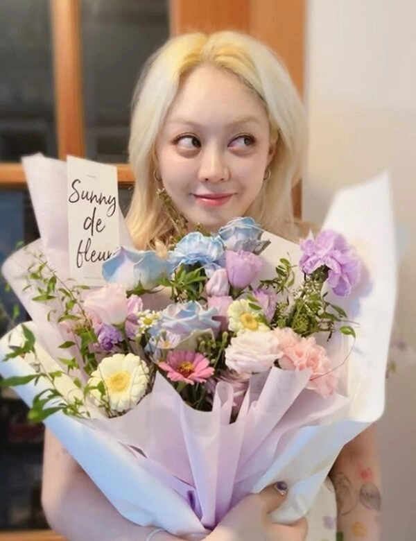 Cựu thành viên nhóm SPICA, Kim Boa tổ chức hôn lễ tại một nhà hàng tiệc cưới ở Seoul. Chồng cô được biết là một nhạc sĩ kém cô 4 tuổi. Ảnh: Instagram