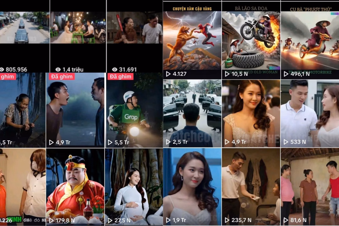 Không ít độc giả chia sẻ cảm nhận của mình khi xem video do AI tạo. Ảnh chụp màn hình.