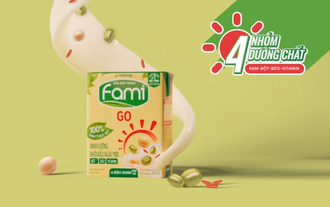 Fami Go trình làng vị đậu xanh gạo đỏ mới, thêm sự lựa chọn mới cho người bận rộn