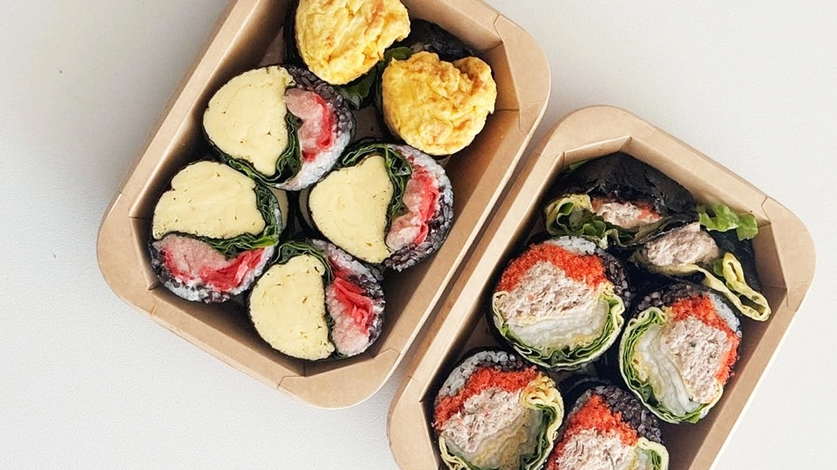 Món Kimbap nổi tiếng của Hàn Quốc.