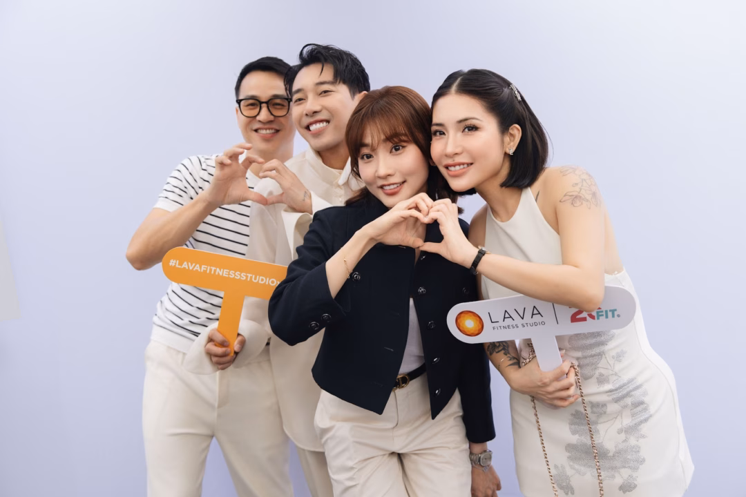 Nhiều KOLs đã tham dự sự kiện khai trương mô hình hybrid như LAVA x 25 FIT tại Tp.HCM.