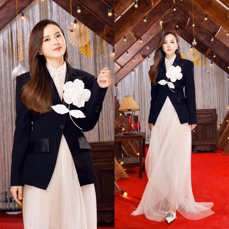 Midu gây ấn tượng với nhan sắc xinh đẹp và tài sản khủng Là giảng viên ngành thời trang, có lúc Midu diện đầm dài “quét đất” đi dạy, trông chẳng khác gì đi thảm đỏ. Tuy nhiên, trang phục vẫn được tiết chế với chất liệu mỏng nhẹ, không gây vướng víu.