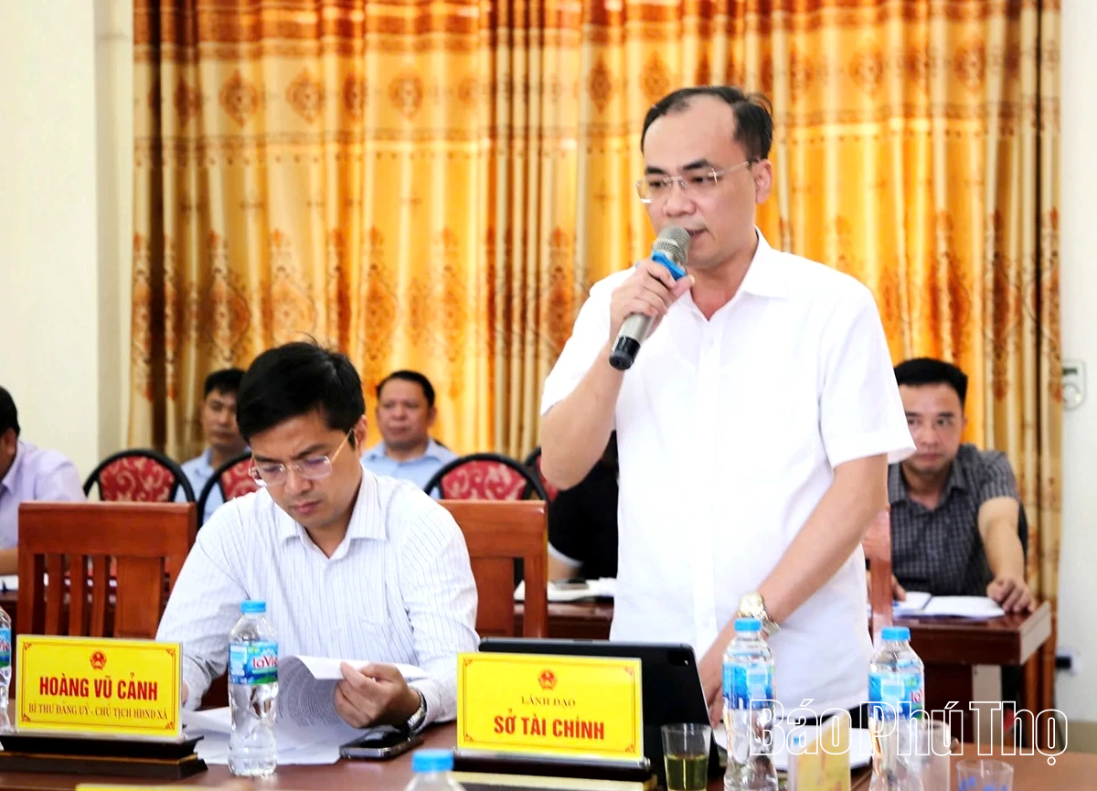 Đại diện Sở Tài chính cho ý kiến về công tác đền bù.