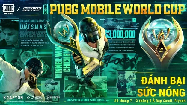 PUBG MOBILE WORLD CUP 2025 CHUẨN BỊ KHỞI TRANH: TEAM SECRET ĐẠI DIỆN THỂ THAO ĐIỆN TỬ VIỆT NAM 1
