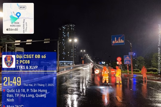 Cấm mô tô và phương tiện thô sơ qua cầu Bãi Cháy