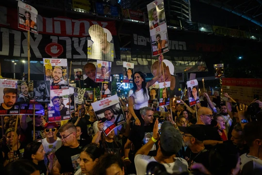 Biểu tình phản đối kế hoạch kiểm soát thành phố Gaza tại Israel