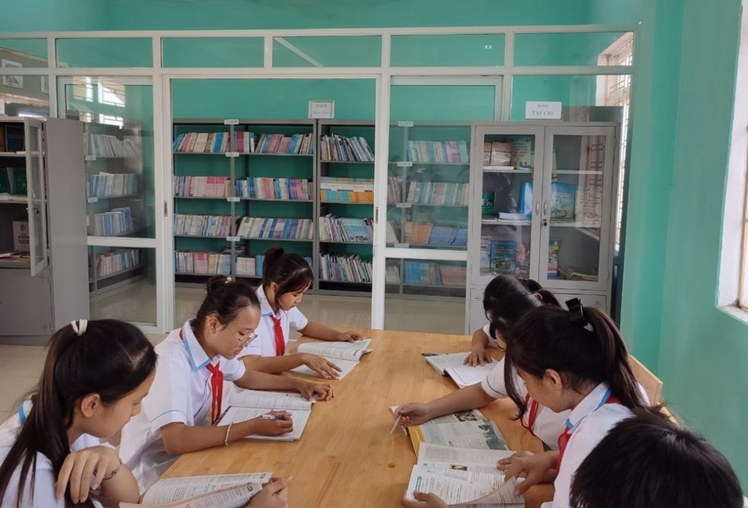 Học sinh Trường Trung học cơ sở An Hòa (Phường An Phong, Thành phố Hải Phòng). Ảnh: Website Nhà trường.