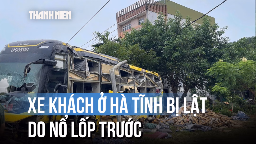 Vụ lật xe khách, 9 người tử vong: Bị tai nạn do nổ lốp trước