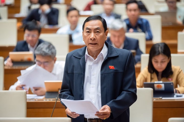 Đại biểu Phạm Văn Hòa - Đại biểu Quốc hội tỉnh Đồng Tháp, Ủy viên Ủy ban Pháp luật và Tư pháp của Quốc hội. Ảnh: quochoi.vn.
