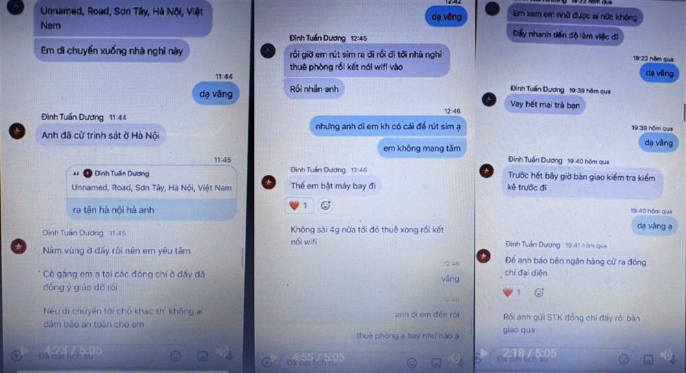 Cứu nữ sinh 17 tuổi thoát bị bắt cóc giả, kẻ lừa đảo chiếm đoạt 10 triệu đồng Nữ sinh L. kể lại sự việc với bố sau khi được giải cứu. Ảnh: BCA