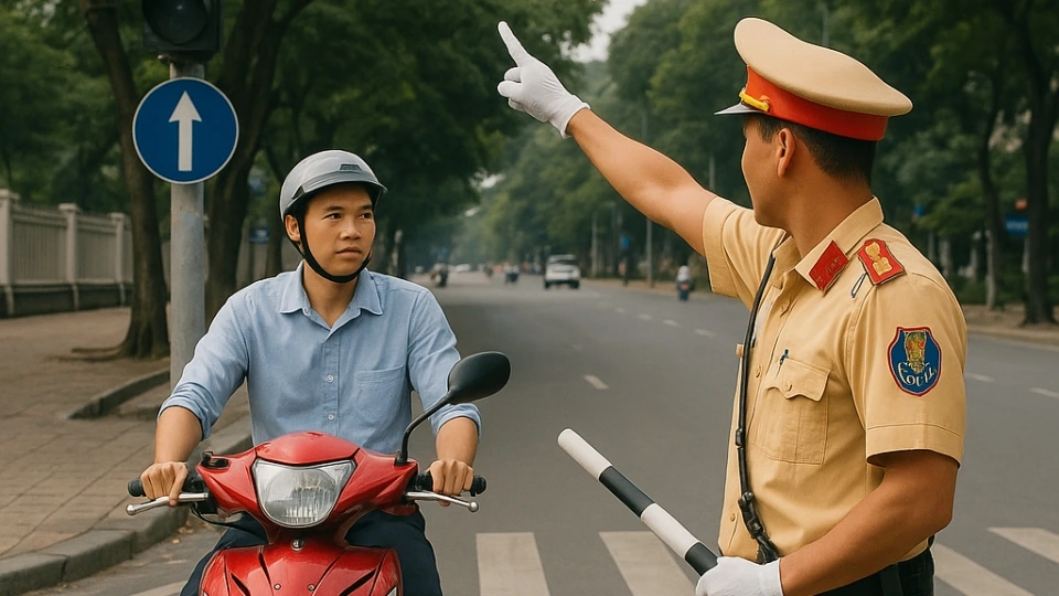 Dùng chân điều khiển vô lăng ôtô có thể bị phạt 70 triệu đồng