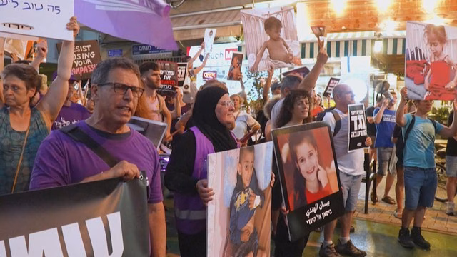 Gaza đối mặt nạn đói trầm trọng, LHQ lên tiếng cảnh báo Biểu tình tại Tel-Aviv yêu cầu chấm dứt nạn đói ở Gaza
