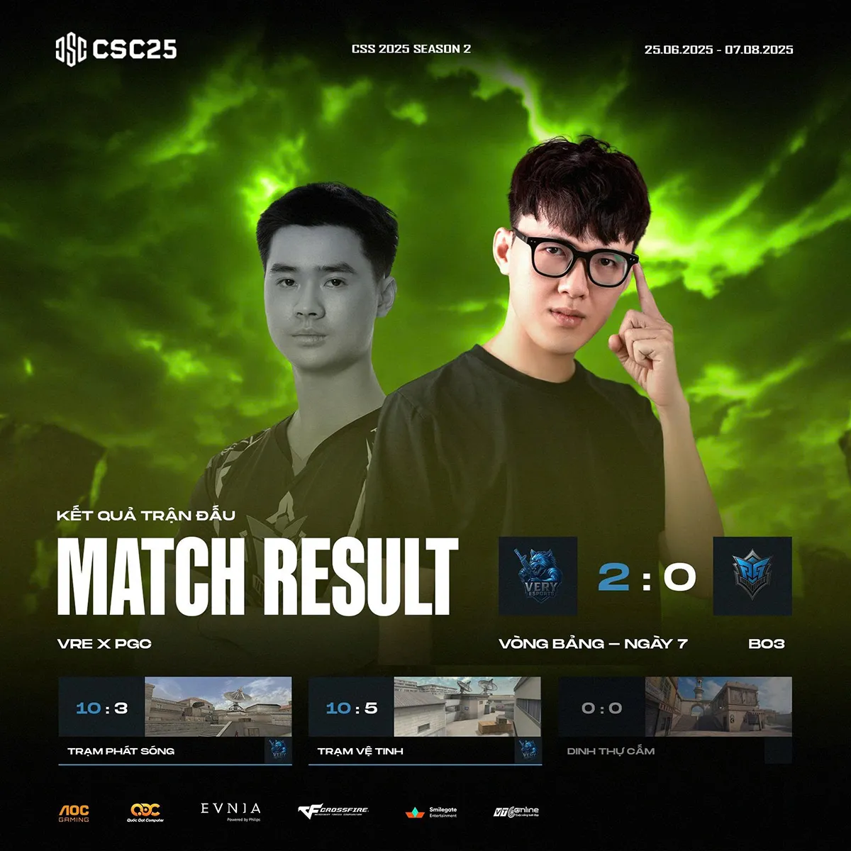 Lượt về nghẹt thở của CSC2 CSC 2025 Mùa 2: Loạt diễn biến bất ngờ tại các trận lượt về 2