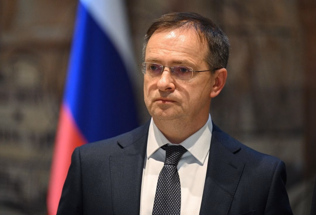 Nga – Ukraine không đạt tiến triển về ngừng bắn Trưởng phái đoàn Nga - Trợ lý tổng thống Vladimir Medinsky. (Ảnh: Sputnik)