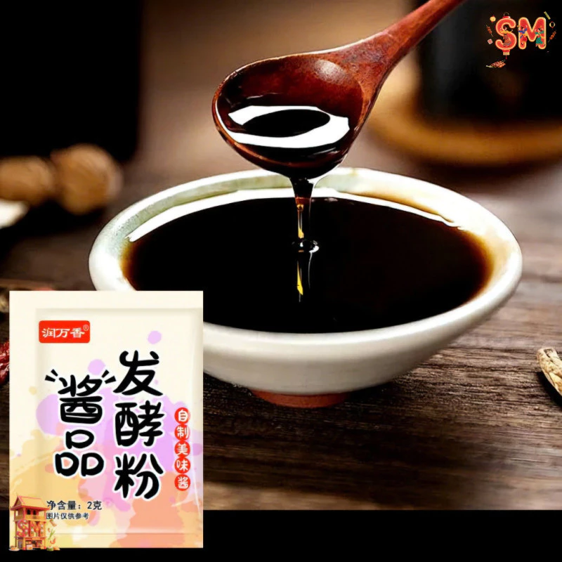 Làm nước tương tại nhà không còn khó với men làm nước tương Runwanxiang 2gram – Mẹo nhỏ giúp gia vị tự làm đậm đà hơn