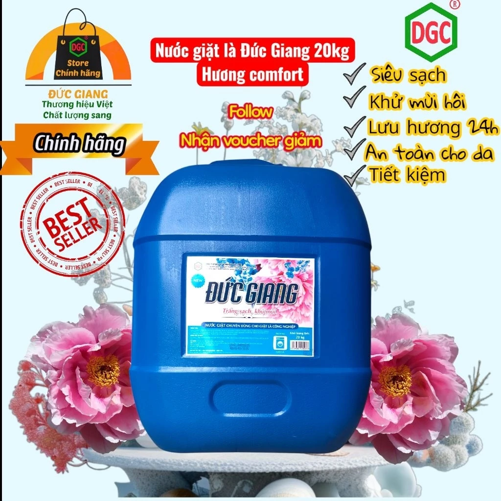 Nước giặt Đức Giang có thực sự trắng sạch và khử mùi hiệu quả như quảng cáo?