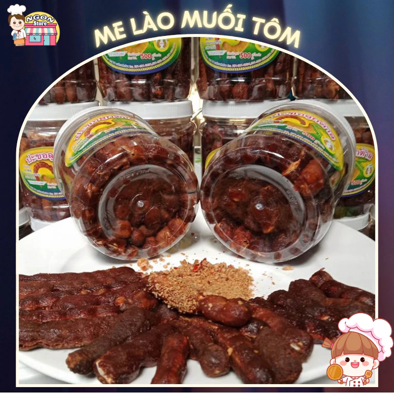 Làm thế nào để chọn mua me Lào một nắng muối tôm hũ ngon và không bị úng?