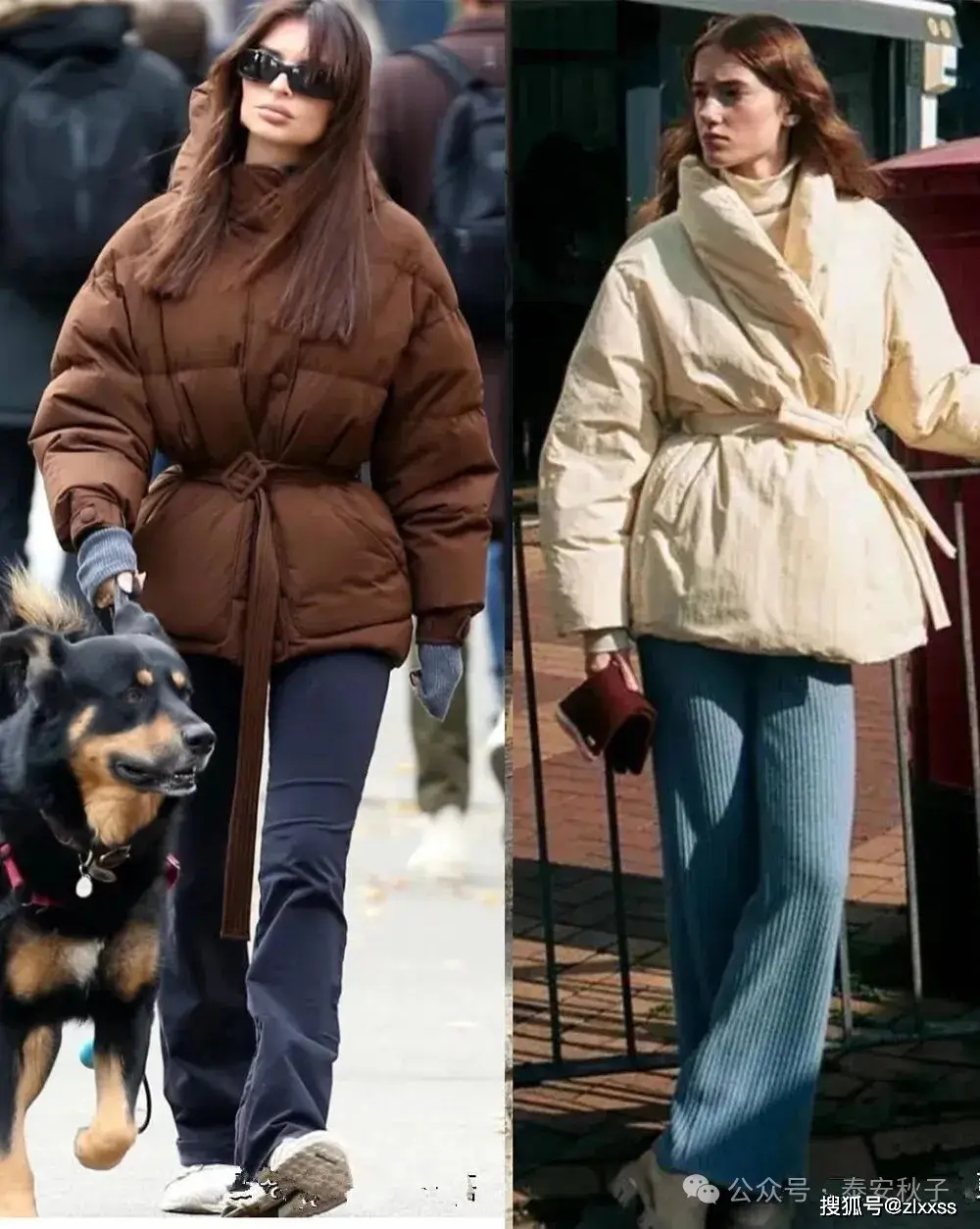 &Aacute;o phao lửng + thắt lưng đồng m&agrave;u cho người nhỏ nhắn