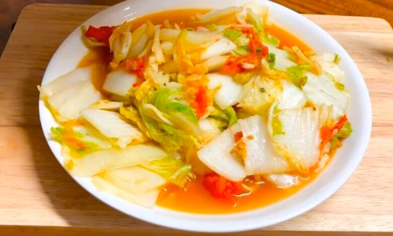 Cải thảo trong bữa ăn gia đ&igrave;nh