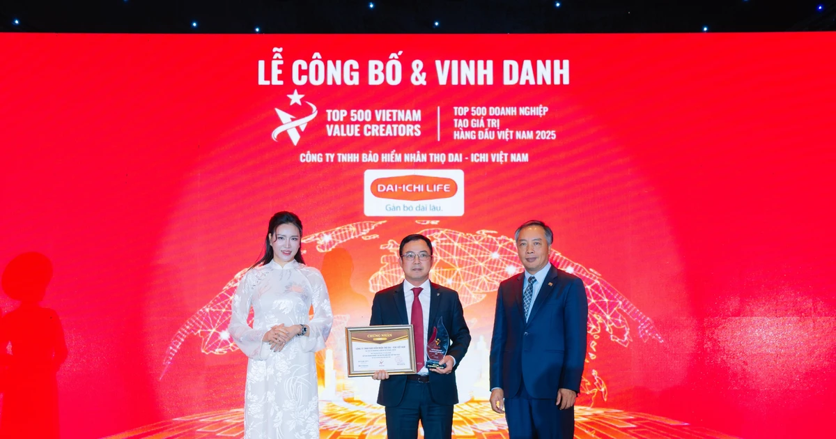 Dai-ichi Life Việt Nam vào Top 50 VALUE500 2025, giữ vị trí Top 2 VALUE10 Bảo hiểm nhân thọ