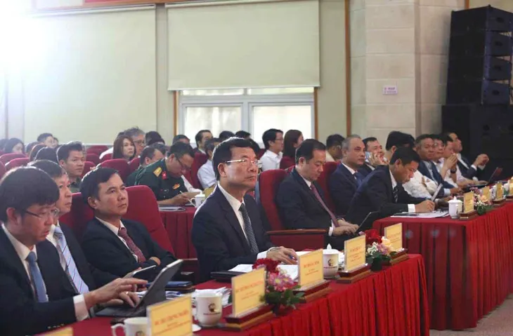 Bộ Khoa học và Công nghệ: Đổi mới mạnh mẽ trong 6 tháng đầu năm Các đại biểu dự hội nghị