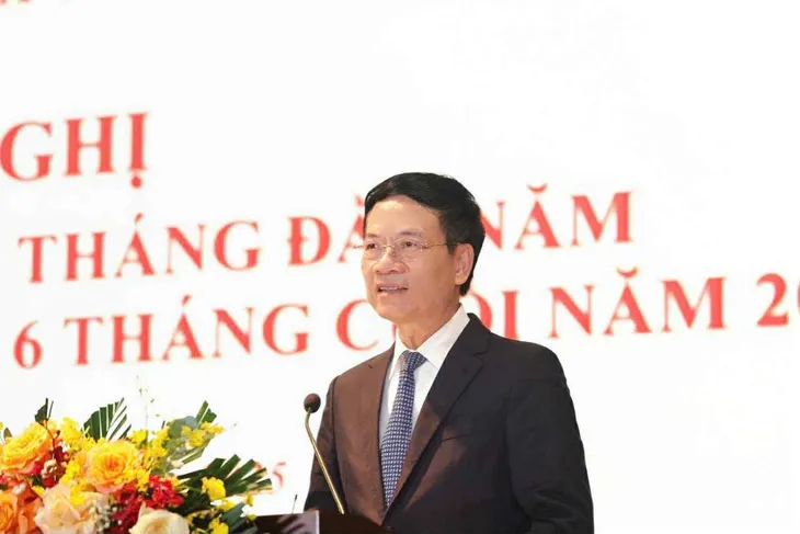 Bộ Khoa học và Công nghệ: Đổi mới mạnh mẽ trong 6 tháng đầu năm Bộ trưởng Nguyễn Mạnh Hùng phát biểu chỉ đạo tại Hội nghị.