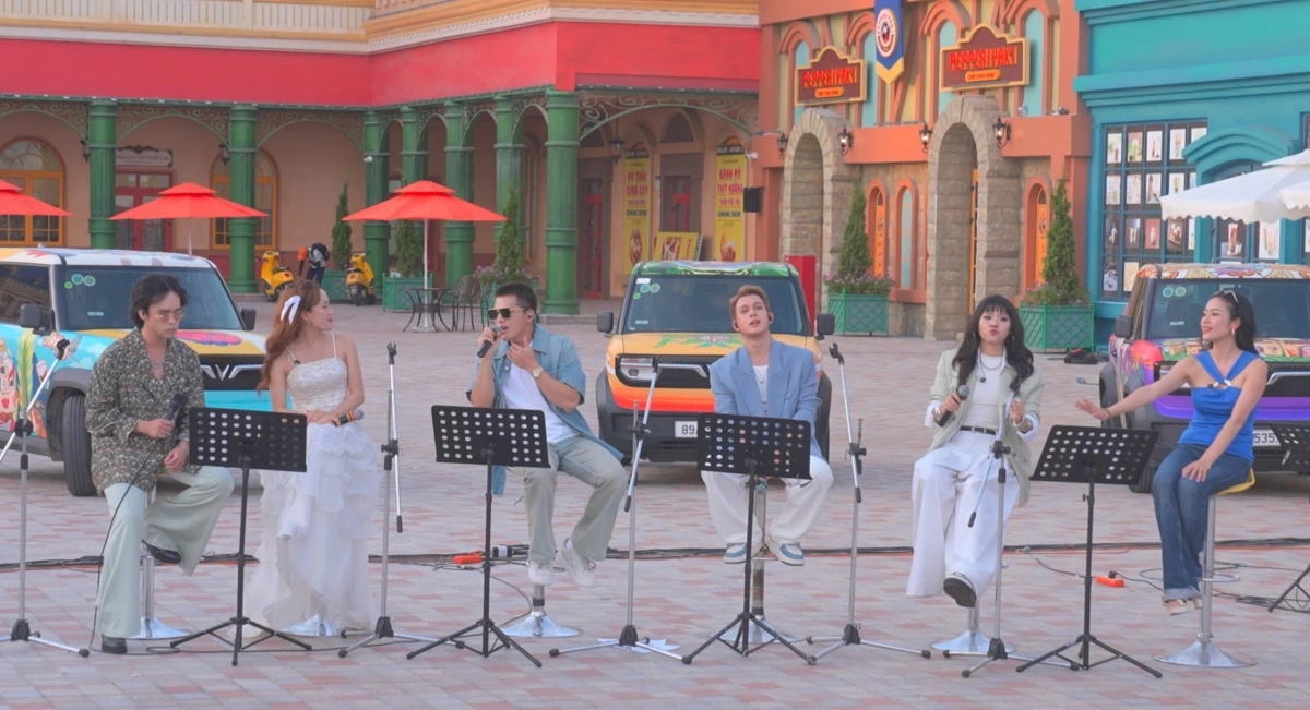 “Chuyến xe âm nhạc” lên sóng VTV3 Chủ nhật hàng tuần Tập mở màn tại Hải Phòng là một điểm nhấn rực rỡ, với sự góp mặt của ca sĩ Quốc Thiên và các gương mặt trẻ bước ra từ “Điểm hẹn tài năng” như Thanh Thụy, Bão Ngọc, Quang Anh và Ni Ni.