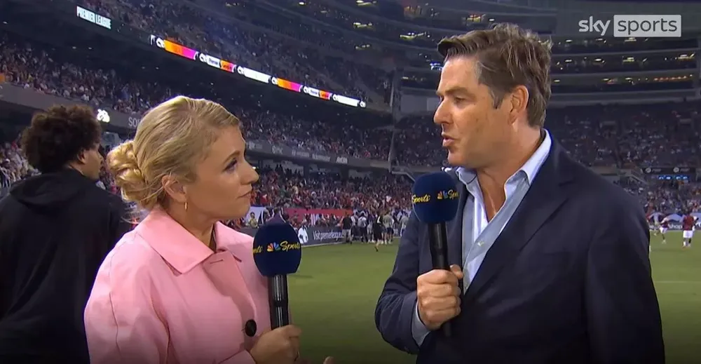 Richard Masters - CEO của Premier League xin lỗi về 115 cáo buộc vi phạm tài chính của Man City. ẢNH: SKY SPORTS