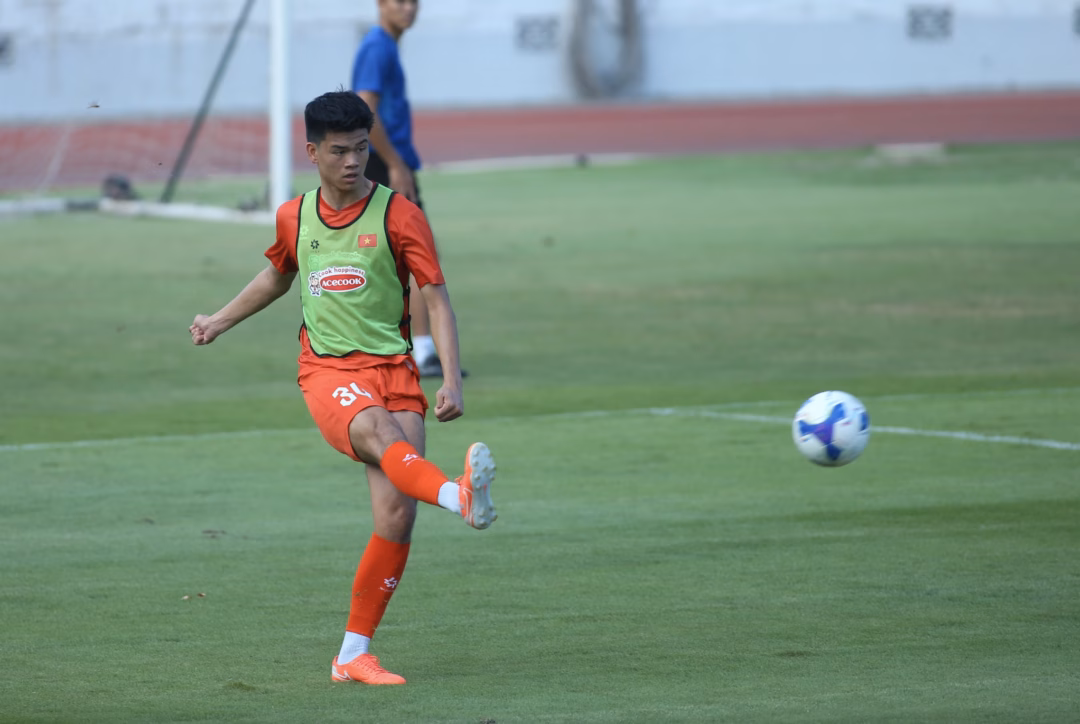 Trung vệ Quang Kiệt được trao cơ hội thử sức ở U.23 Việt Nam