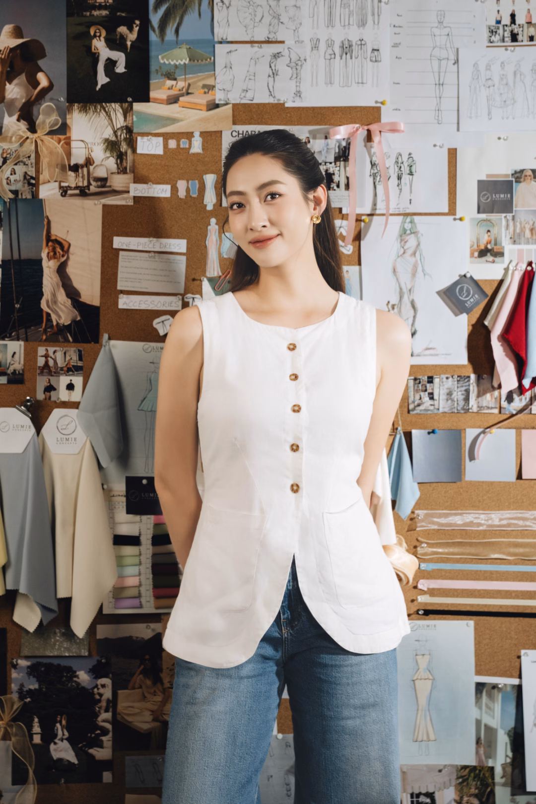 Hoa hậu Lương Thùy Linh tự tay xây dựng thương hiệu thời trang riêng