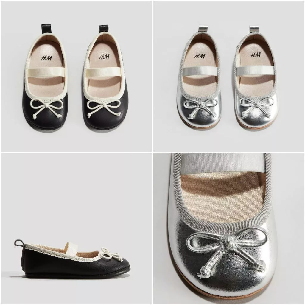 Cách phối đồ với giày búp bê đen để không trông quá trẻ em