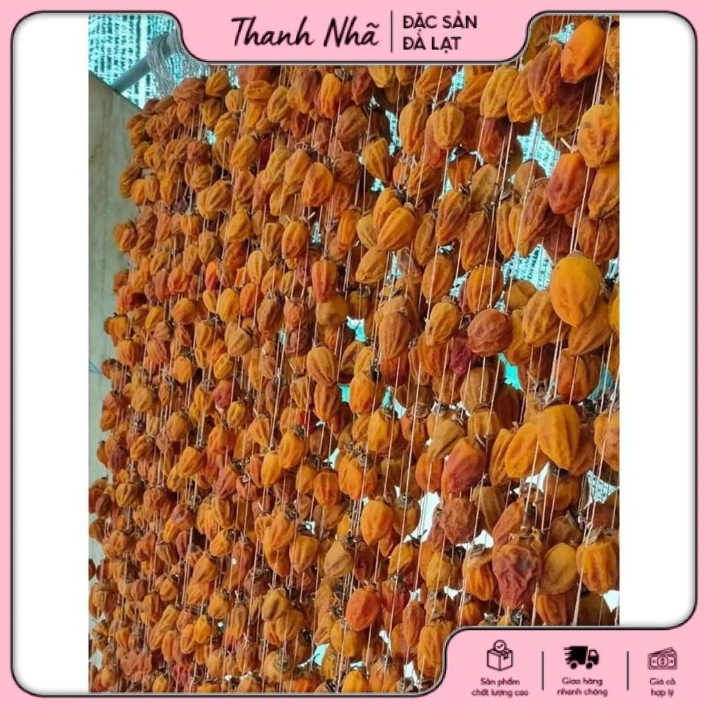 Làm thế nào để chọn hồng treo Đà Lạt thật ngon, không đường và bí quyết bảo quản để giữ được vị ngọt tự nhiên