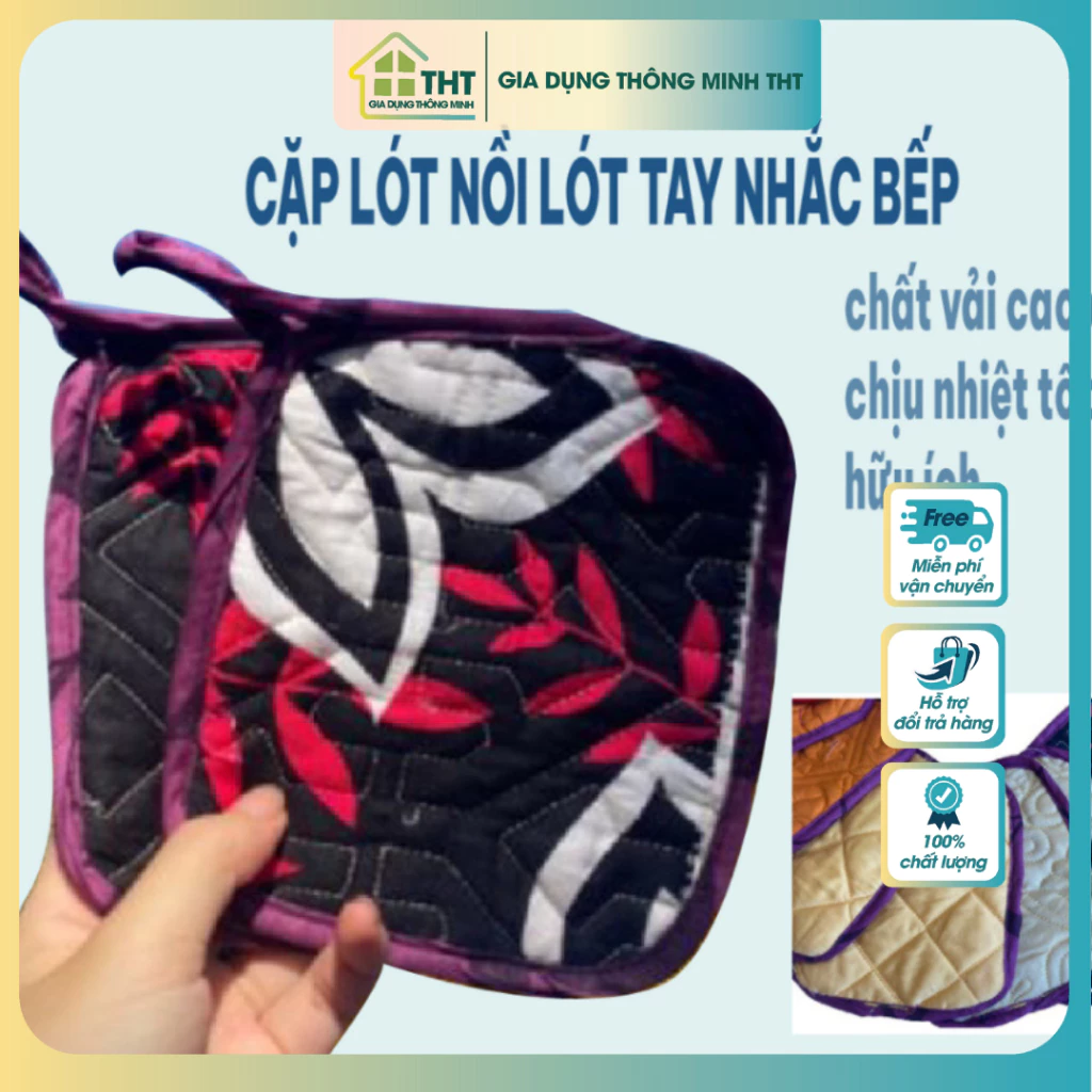 Tôi đã tìm được giải pháp cho đôi tay bị phỏng khi nấu ăn, bạn có biết lót nồi vải chịu nhiệt có thể giúp gì?