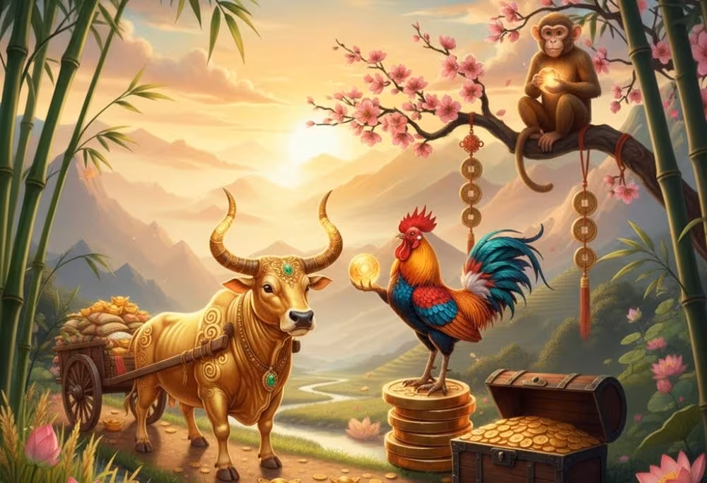 Ba Con Giáp Đón Lộc Tài Lộc Đầu Năm: Tiền Về Như Chớp Mắt