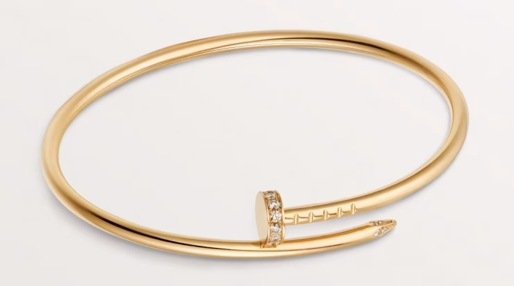 Cartier Juste un Clou – Phụ kiện nổi bật Vòng tay Cartier Juste un Clou vàng 18K, kim cương 0,18 carat