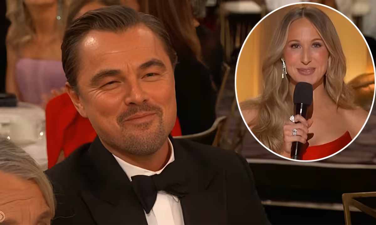 Leonardo DiCaprio cười ngượng khi MC Nikki Glaser trêu về “tình yêu” Gen Z tại Quả Cầu Vàng 2026