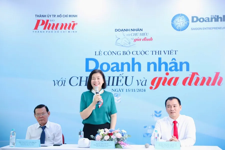 Phát động cuộc thi viết 'Doanh nhân với chữ hiếu và gia đình' doanh nhân với chữ hiếu