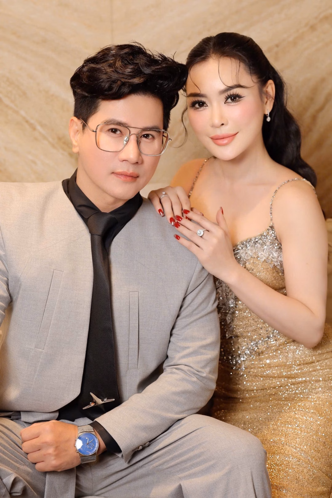Hoa hậu Vũ Ngọc Anh cùng MC Minh Hưng Hoa hậu Vũ Ngọc Anh cùng MC Minh Hưng