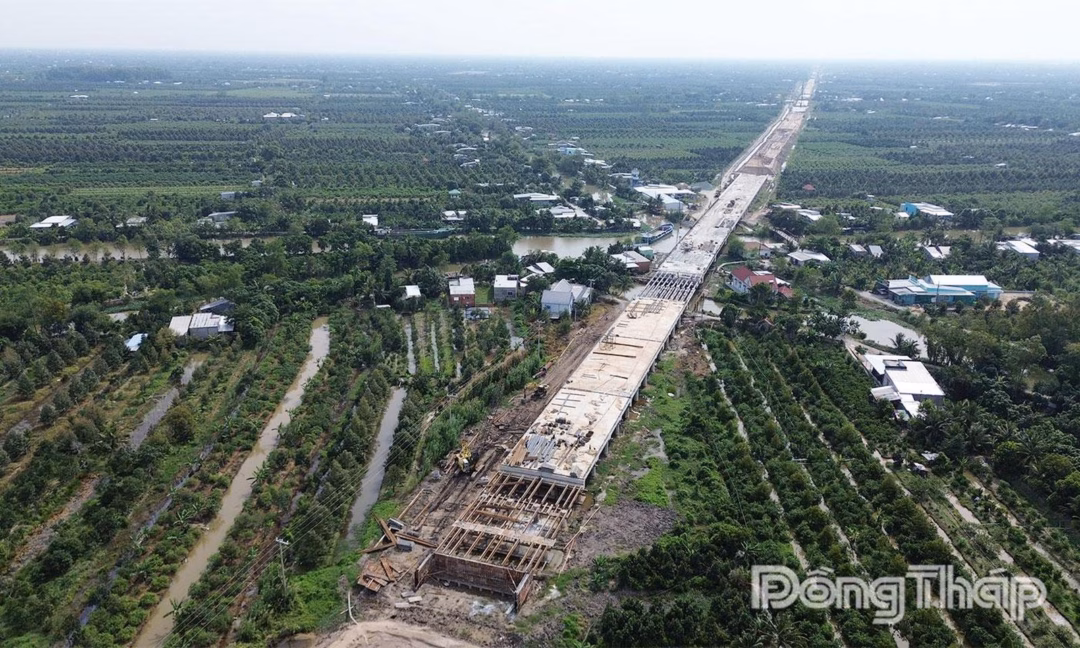 Dự &aacute;n cao tốc Cao L&atilde;nh - An Hữu giai đoạn 1, dự &aacute;n huyết mạch của Đồng Th&aacute;p 2025‑2026