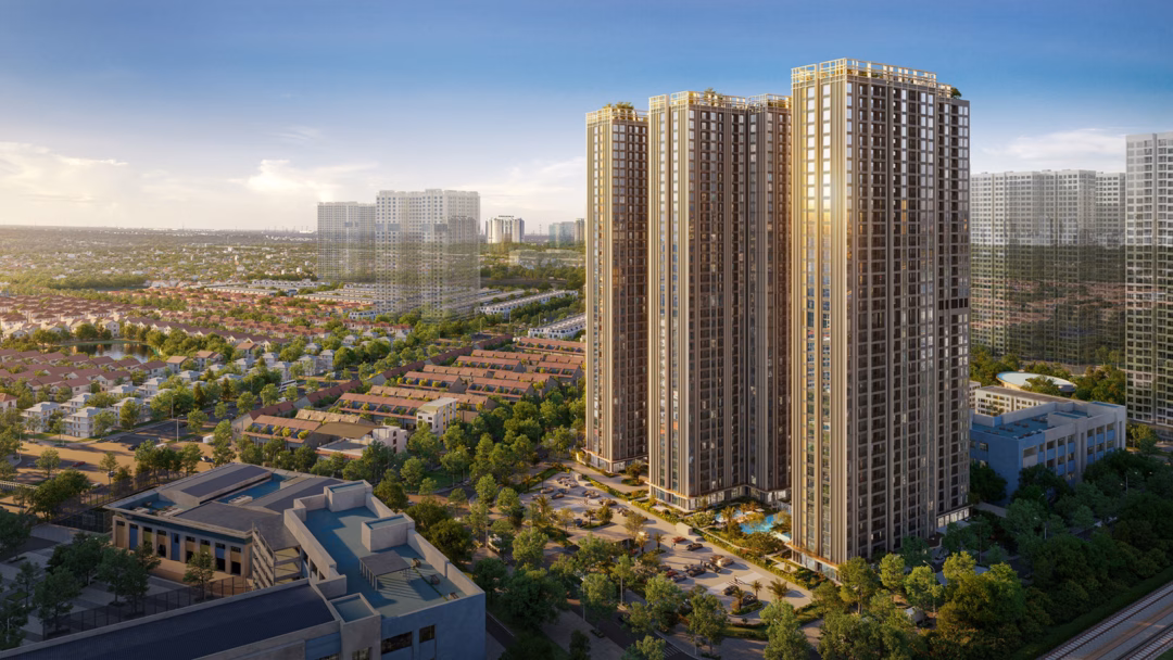 Phối cảnh tổng thể phân khu The Victoria Phối cảnh tổng thể phân khu The Victoria