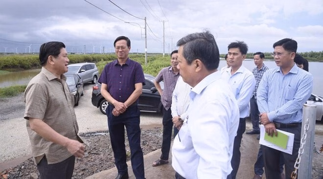 Khu nông nghiệp ứng dụng công nghệ cao phát triển tôm Bạc Liêu đã xây dựng hơn 7 năm nhưng chưa đi vào hoạt động. Ảnh: Nhật Hồ