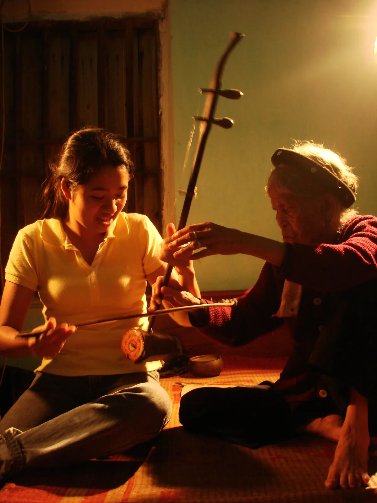 Đạo diễn Lương Đình Dũng: Xẩm Đỏ – tình yêu với nghệ thuật truyền thống Một cảnh quay trong phim