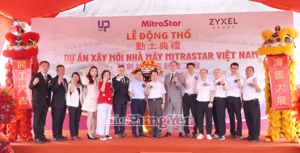Hưng Yên: Đầu tư 850 tỷ đồng xây nhà máy sản xuất thiết bị công nghệ cao MitraStar cùng nhà thầu thi công và các đối tác quyết tâm sớm đưa Nhà máy MitraStar Việt Nam vào hoạt động sản xuất, kinh doanh.