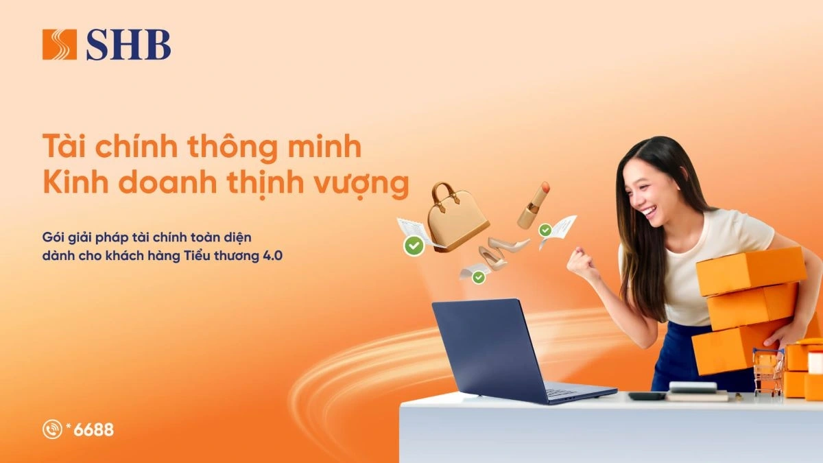 SHB hỗ trợ doanh nghiệp nhỏ chuyển đổi sang giao dịch trực tuyến Tài chính thông minh cho tiểu thương 4.0