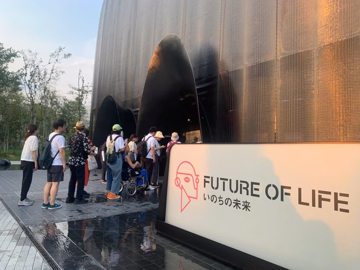 Tương lai của robot và AI trong xã hội Nhật Bản được hé mở tại Expo Osaka 2025 Gian triển lãm The Future of Life tại Expo Osaka 2025 - Ảnh: QUỲNH TRUNG