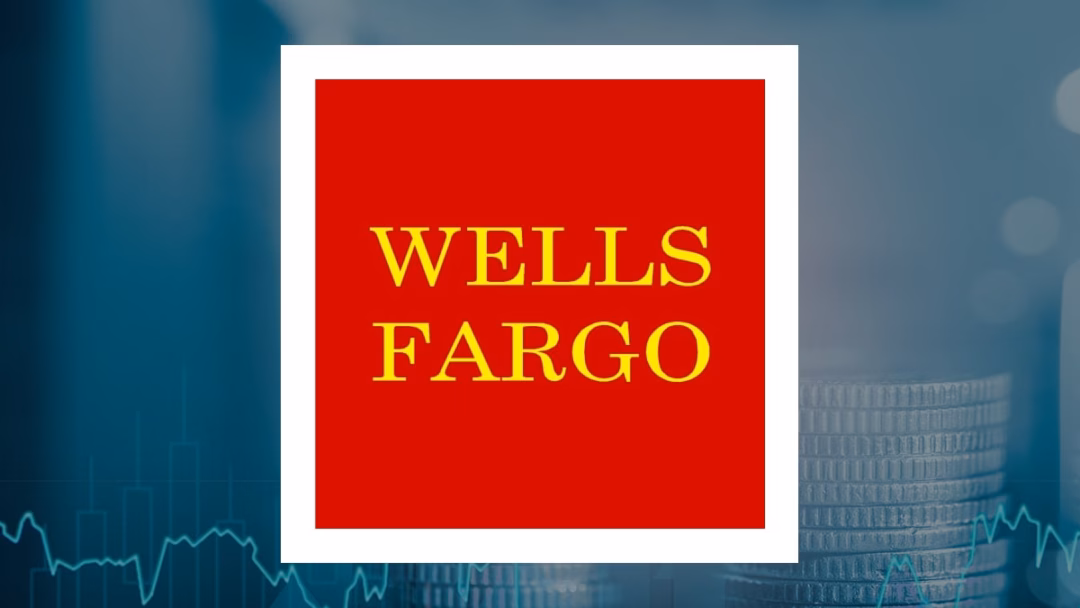 Wells Fargo & Company logo with Finance background