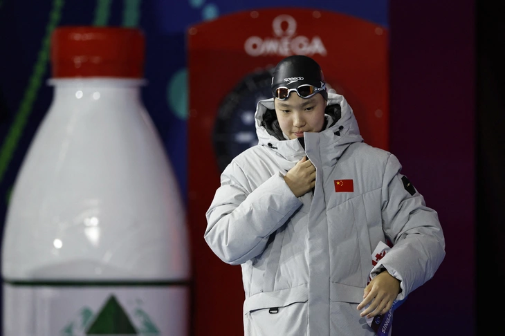 Yu Zidi được kỳ vọng sẽ là ngôi sao mới của bơi lội Trung Quốc - Ảnh: REUTERS