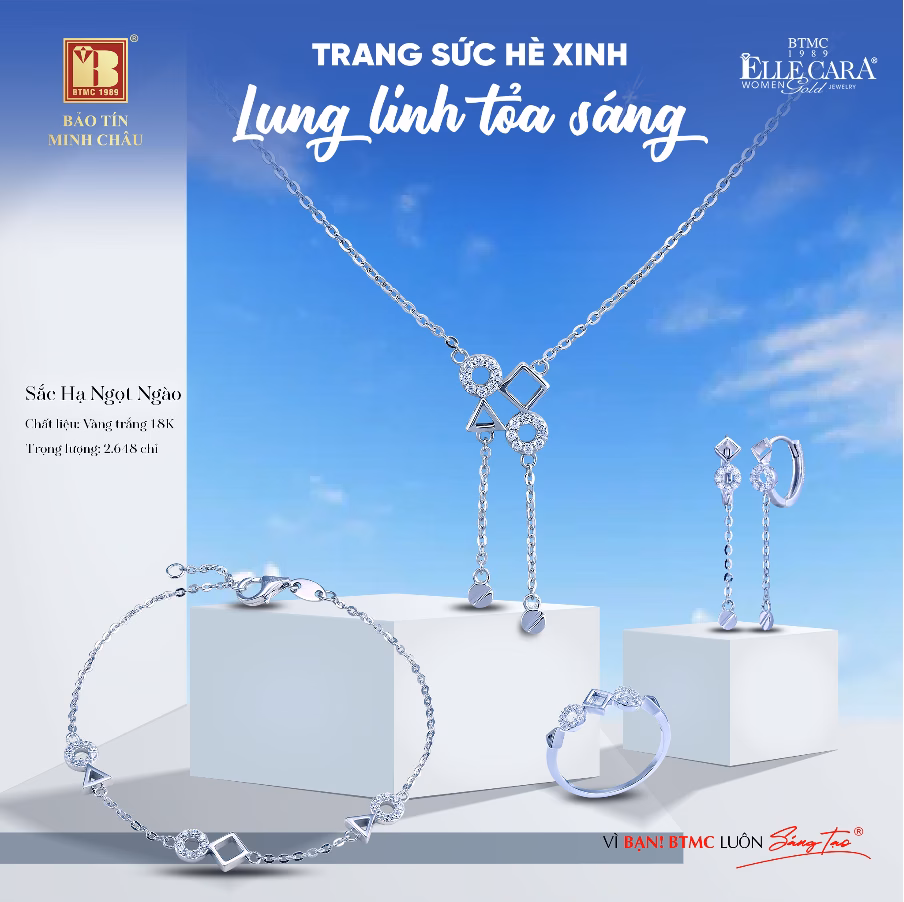 Bảo Tín Minh Châu ra mắt bộ sưu tập trang sức hè lung linh toả sáng
