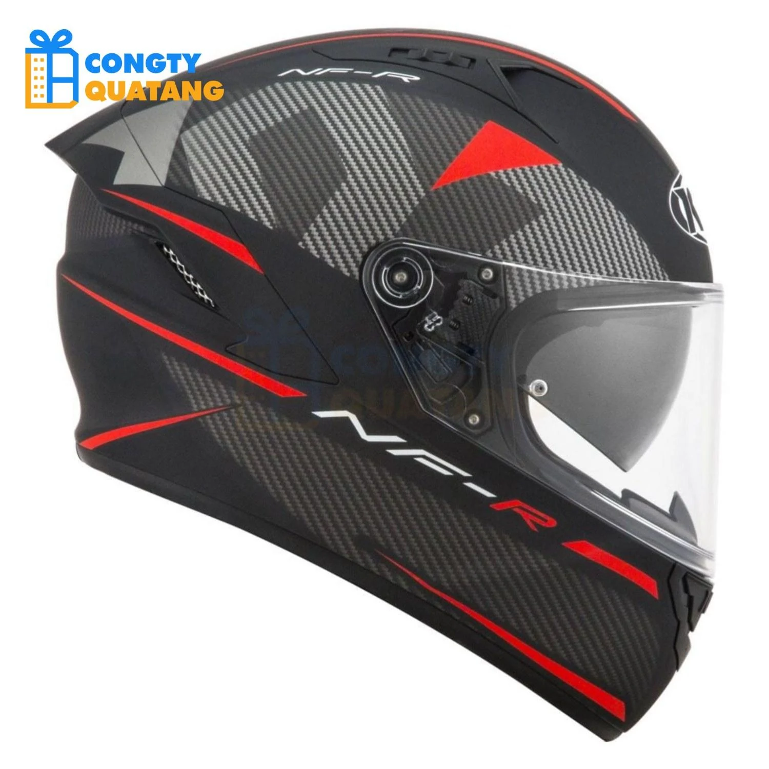 In Mũ Bảo Hiểm Logo Quảng Cáo Giá Rẻ Từ 85.000 Đồng Tại DTH Mũ bảo hiểm fullface in logo làm quà tặng cao cấp