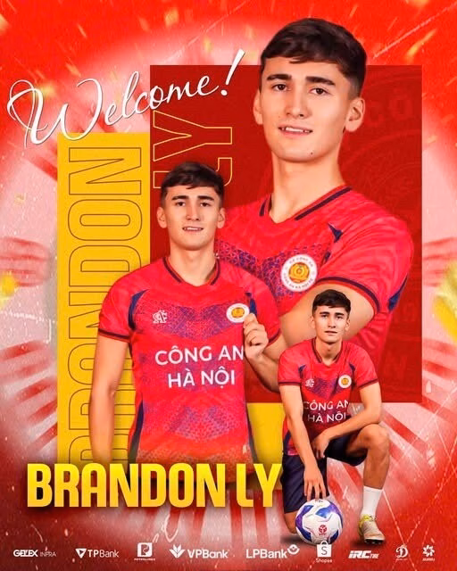 Công an Hà Nội chiêu mộ cầu thủ Việt kiều Brandon Ly
